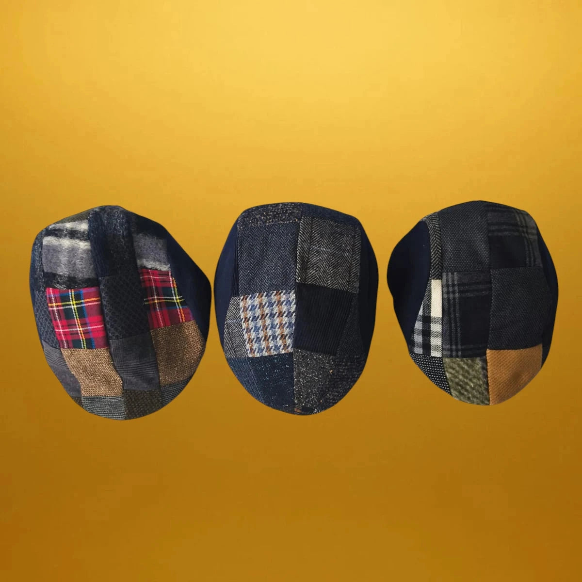 Мъжки каскет с пачуърк дизайн