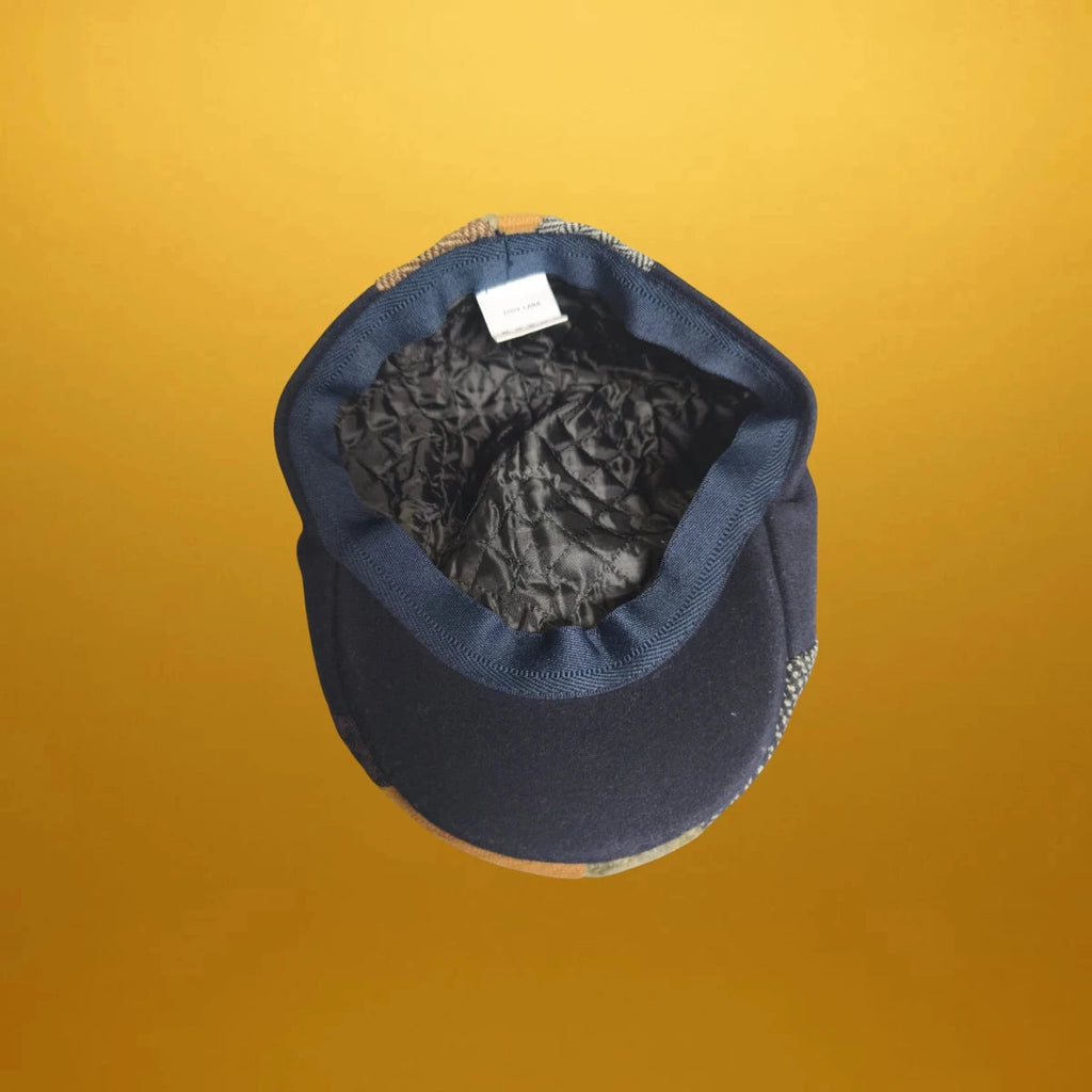 Мъжки каскет с пачуърк дизайн