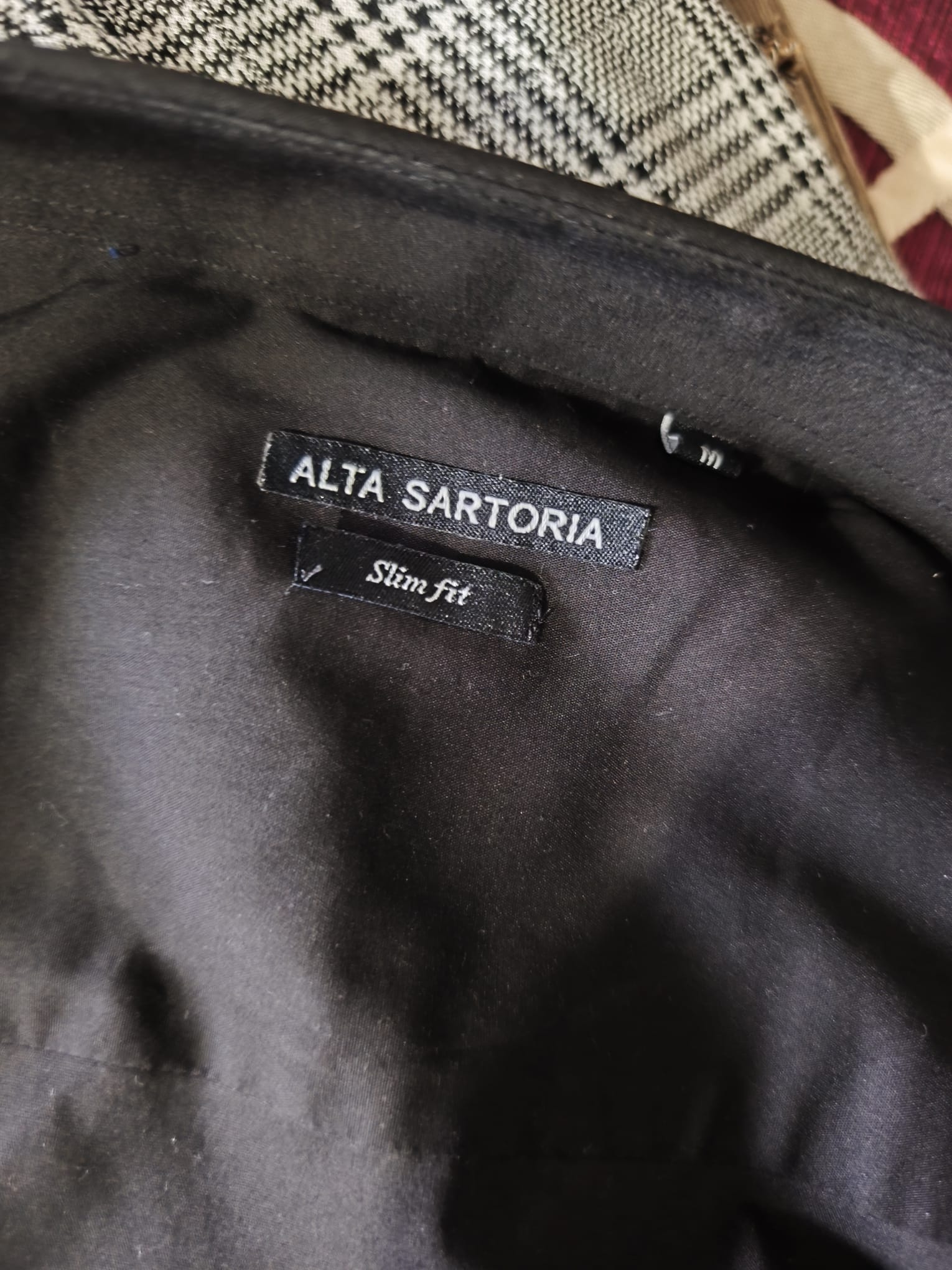 Вталена елегантна мъжка риза ALTA SARTORIA