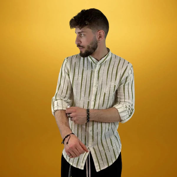 Мъжка риза от 100% италиански лен