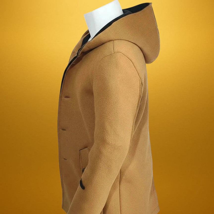 Елегантно италианско палто ADON MILANO, класическа кройка