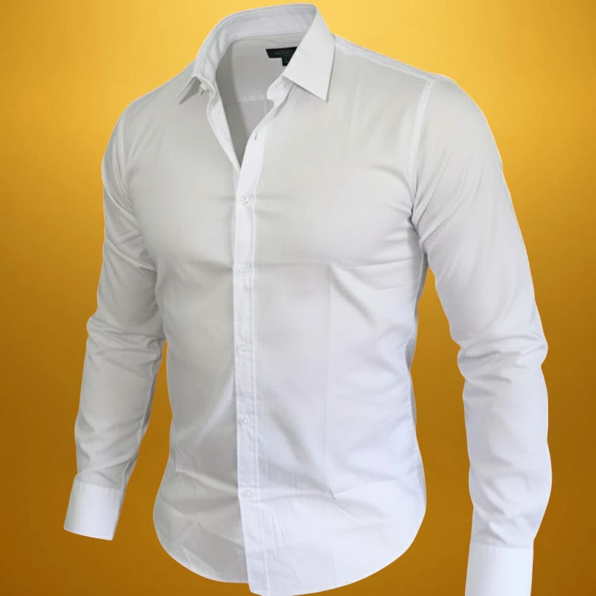 Вталена елегантна мъжка риза ALTA SARTORIA